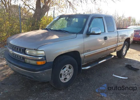 2001 Chevrolet Silverado 1500 Lt из США, поврежденный, VIN 2GCEK19T811323494